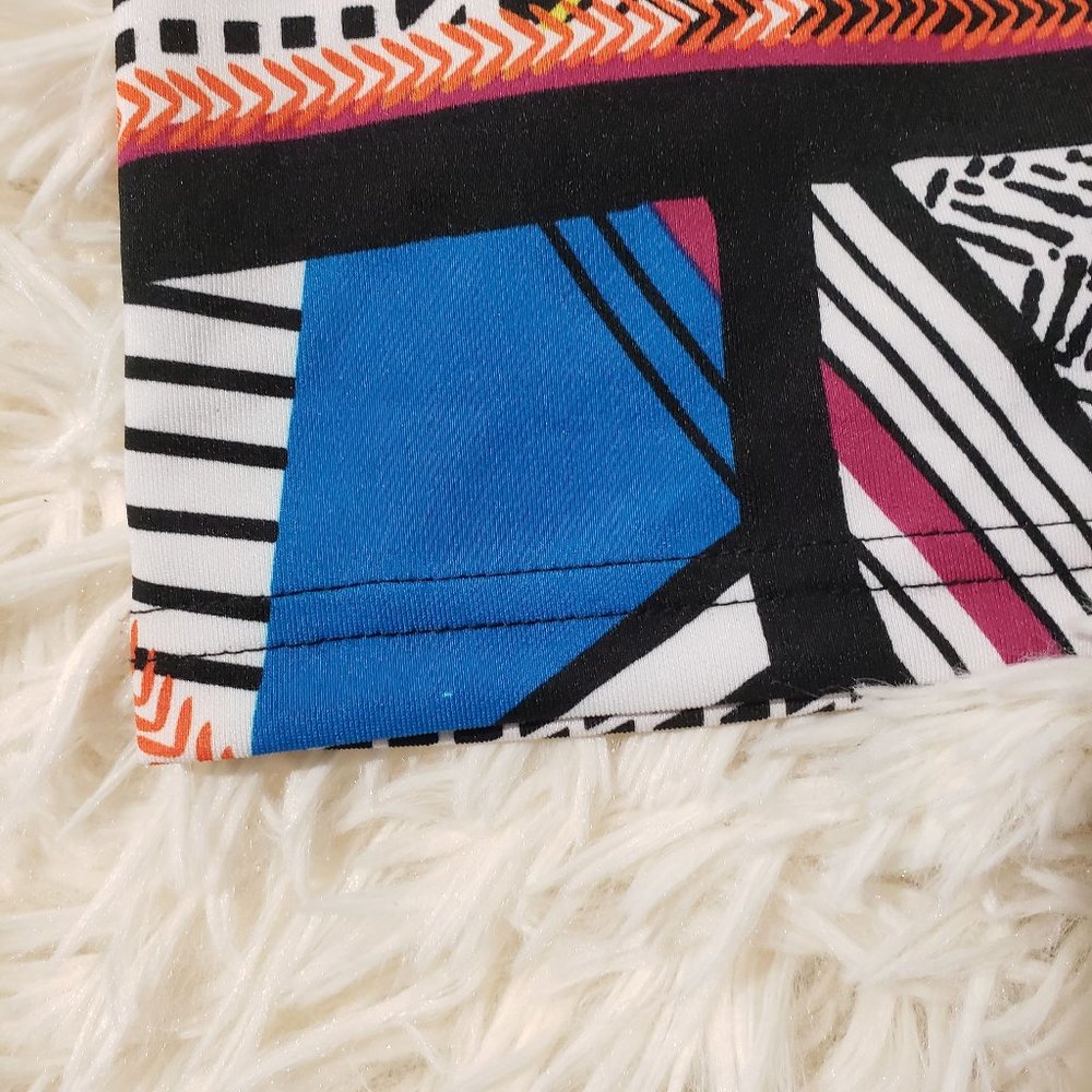 Nwt Bongo 80s 90s Multi Color Retro Mini Skirt - image 6